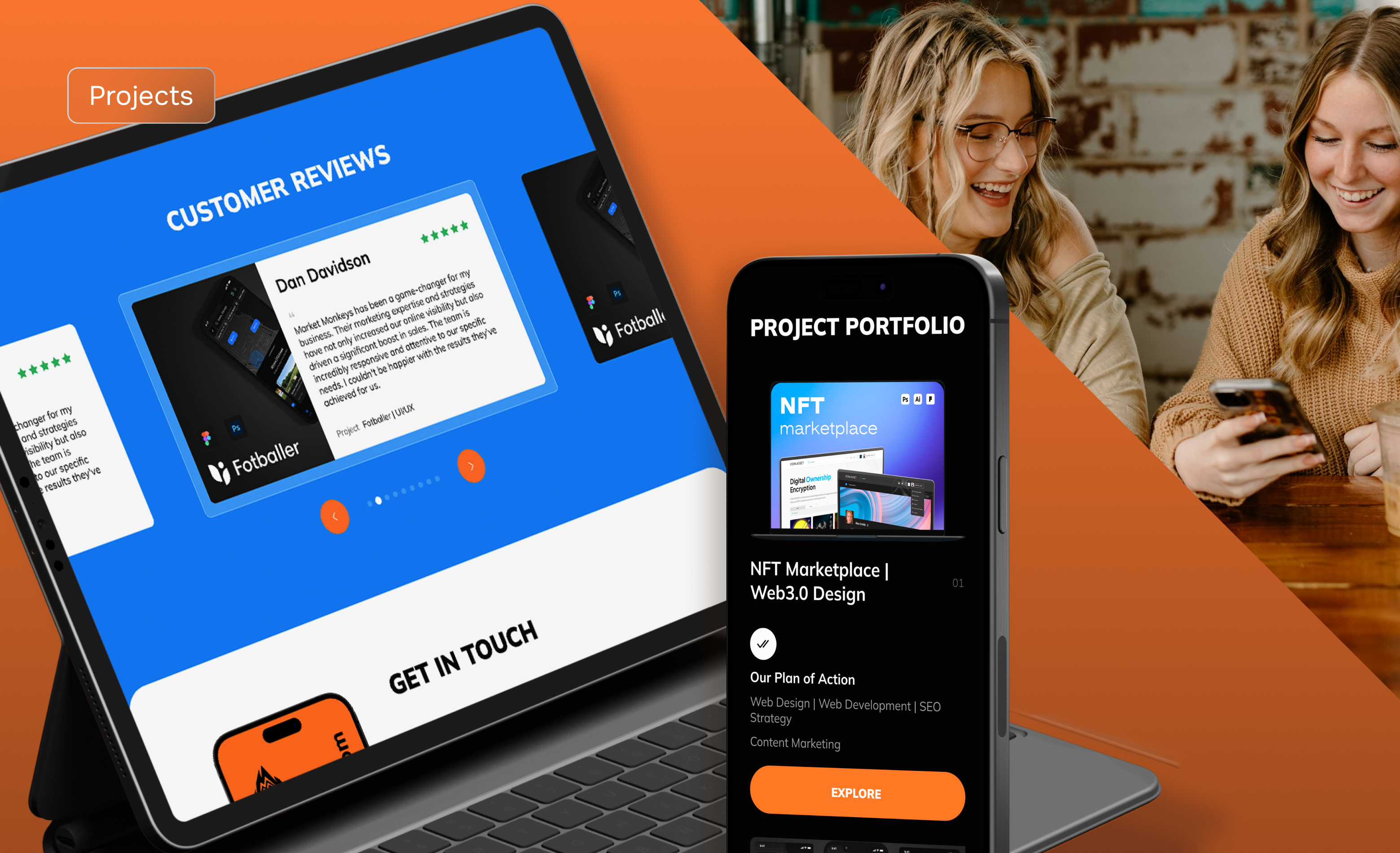 Market Monkeys projects page